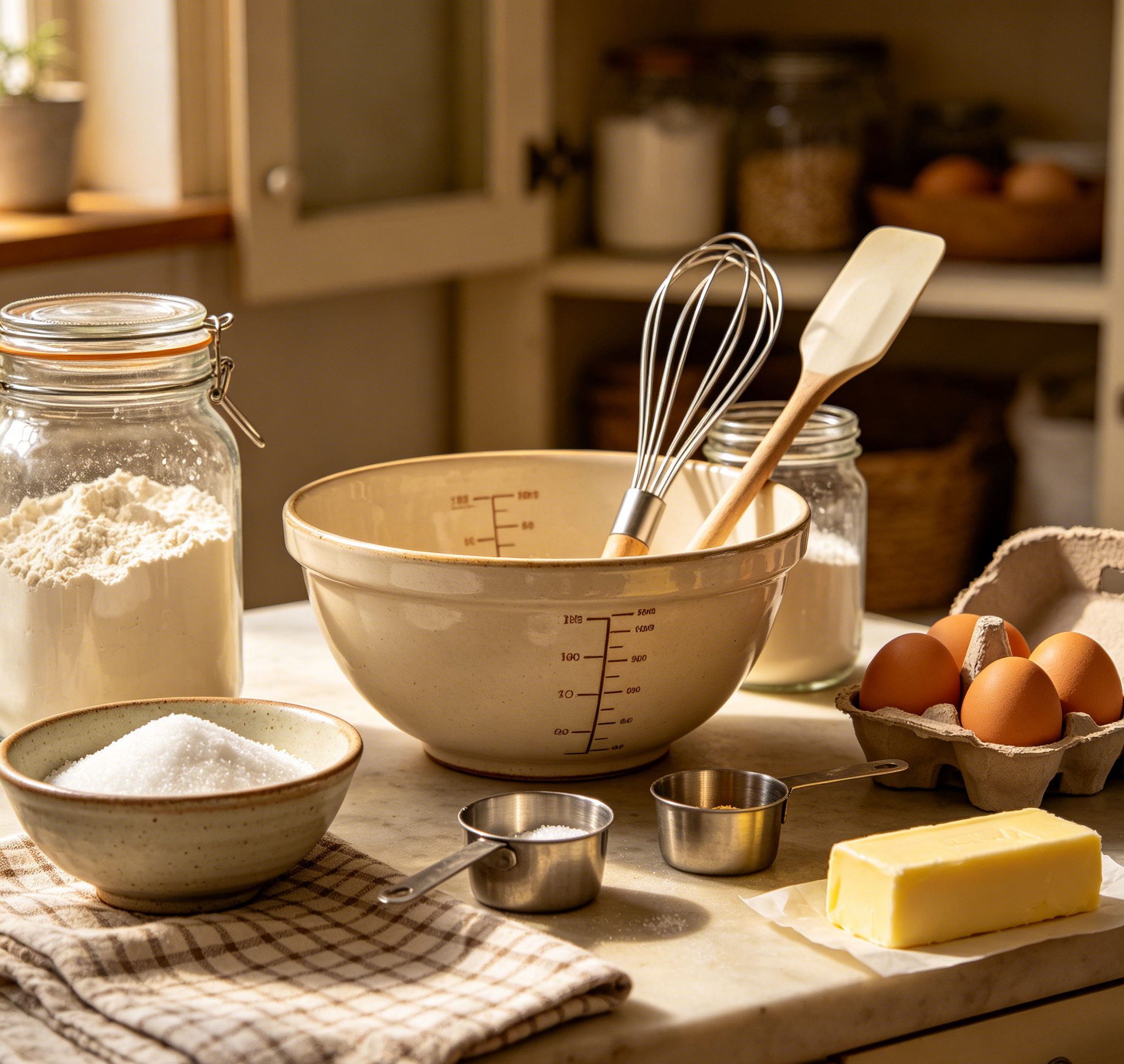 Complete Baking Tool Set for Home Kitchen Use